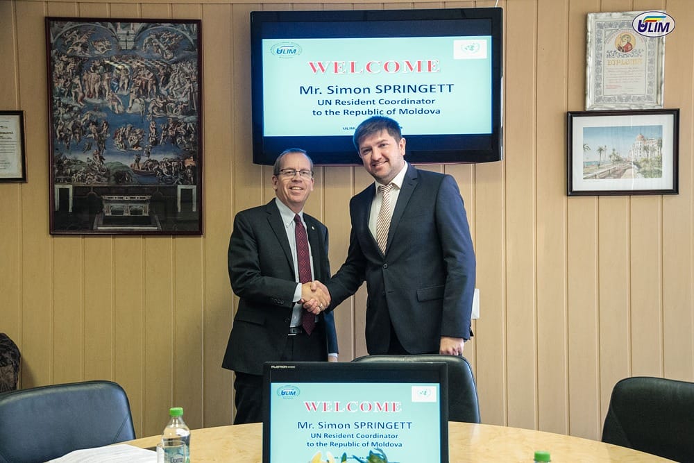 Vizita de studiu a reprezentanților Misiunii ONU în RM la ULIM